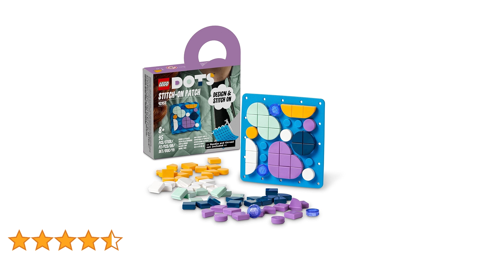 Amazon.co.jp: レゴ(LEGO) ドッツ ワッペン ＜ステッチ＞ 41955